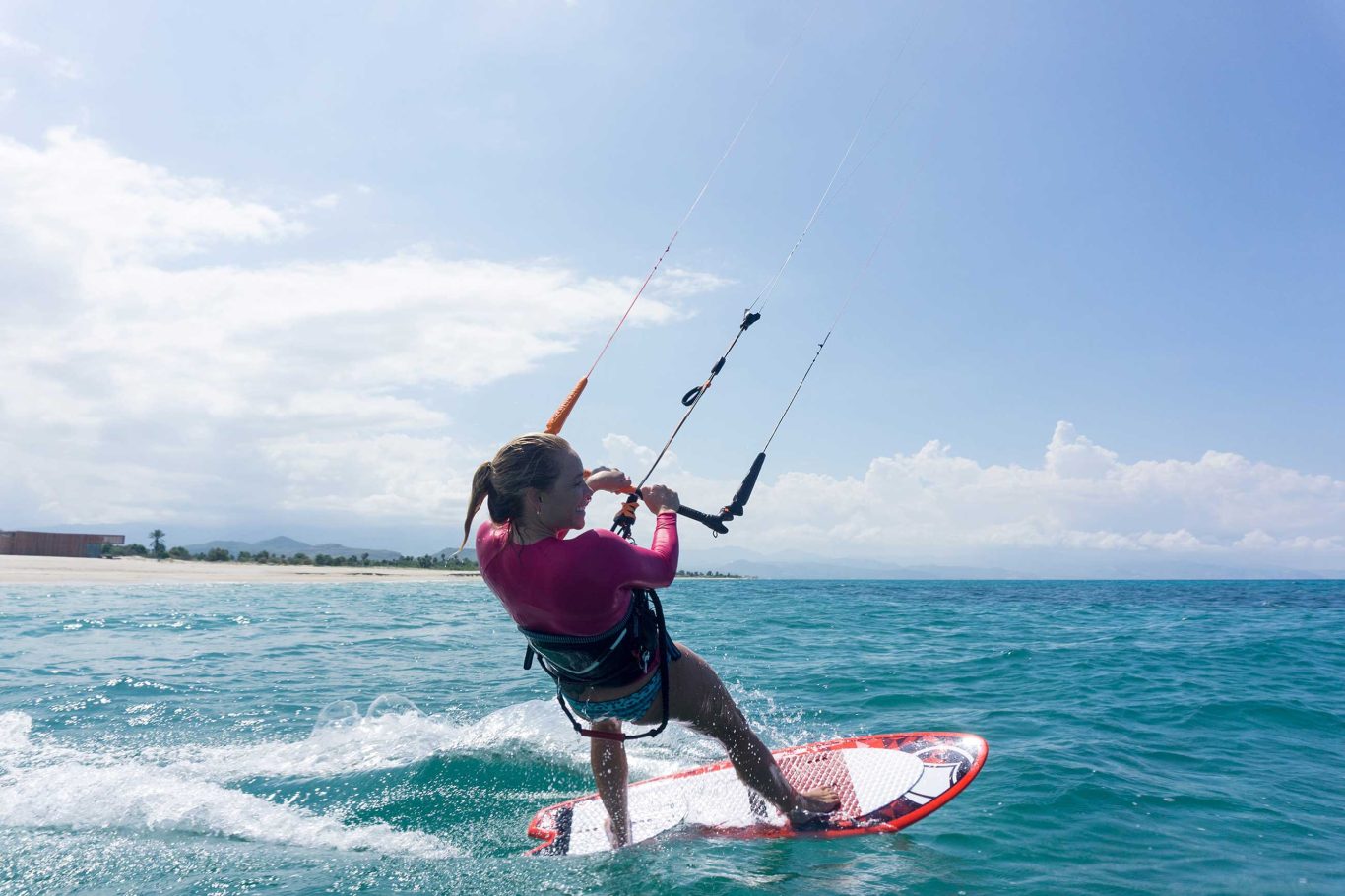 Kiteboarding on Cabo's East Cape